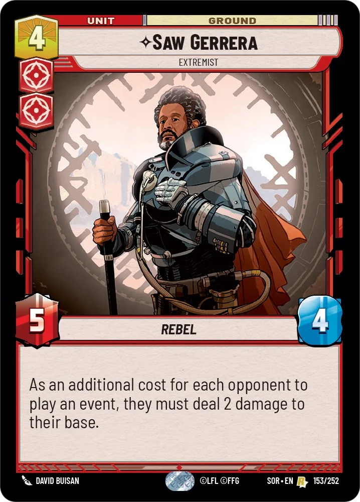 Saw Gerrera - Extrémiste (153/252) [Étincelle de rébellion]