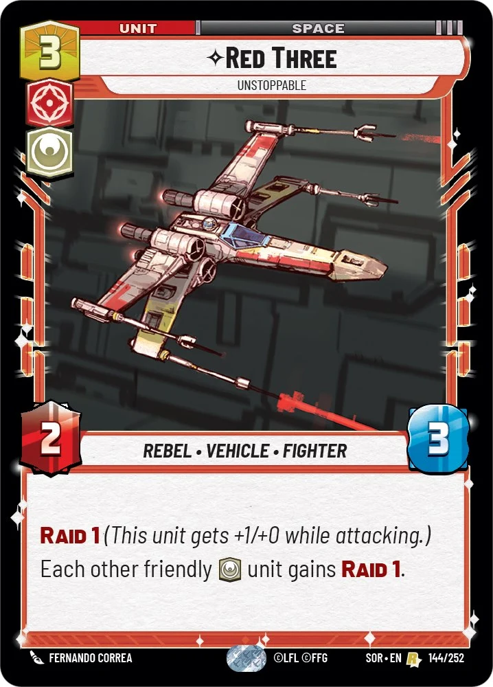 Red Three - Inarrêtable (144/252) [Étincelle de rébellion]