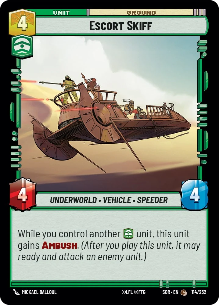 Skiff d'escorte (114/252) [Étincelle de rébellion]