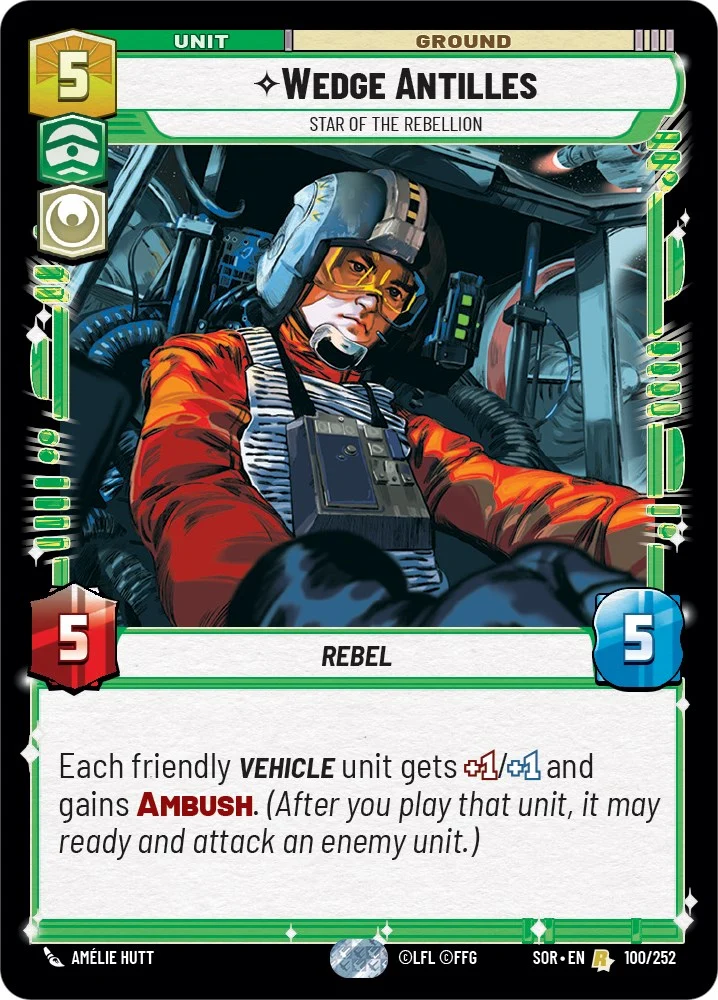 Wedge Antilles - Étoile de la rébellion (100/252) [Étincelle de la rébellion]