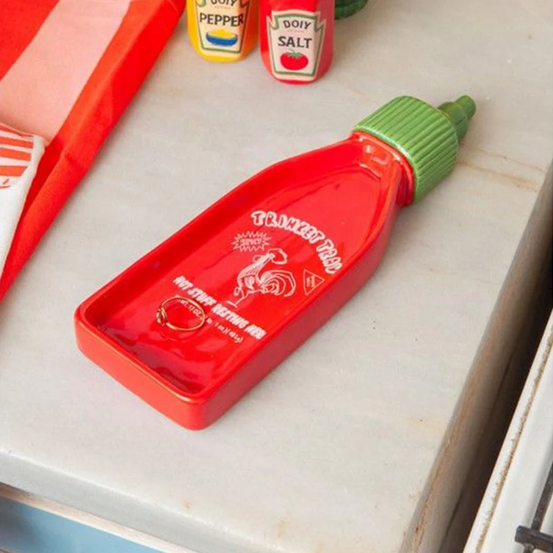 Plateau à bijoux Sriracha