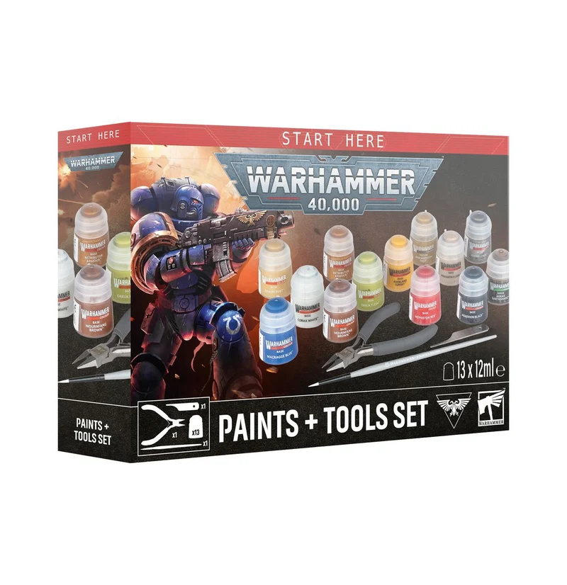Peintures et outils pour Warhammer 40K
