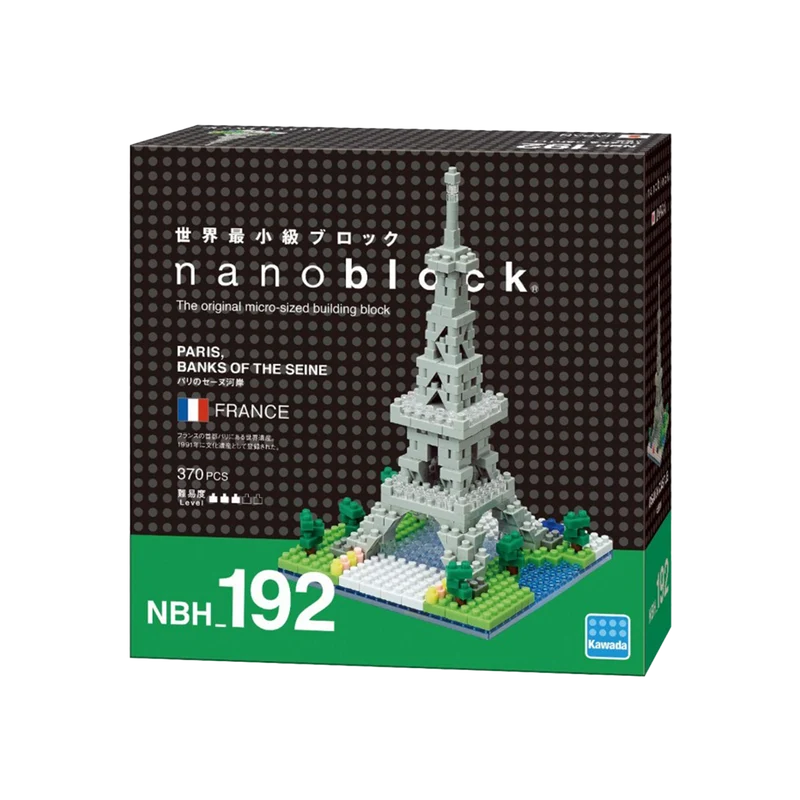 Nanoblock Tour Eiffel - Rives de la Seine à Paris