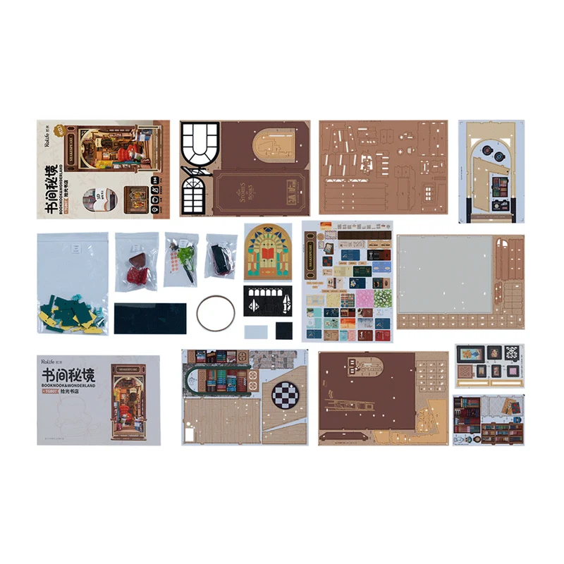 Kit DIY Maison Miniature Shakespeare Bookstore