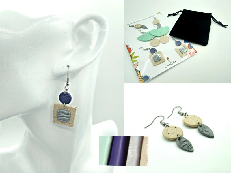 Trio de boucles d’oreilles Sahari Pep’s
