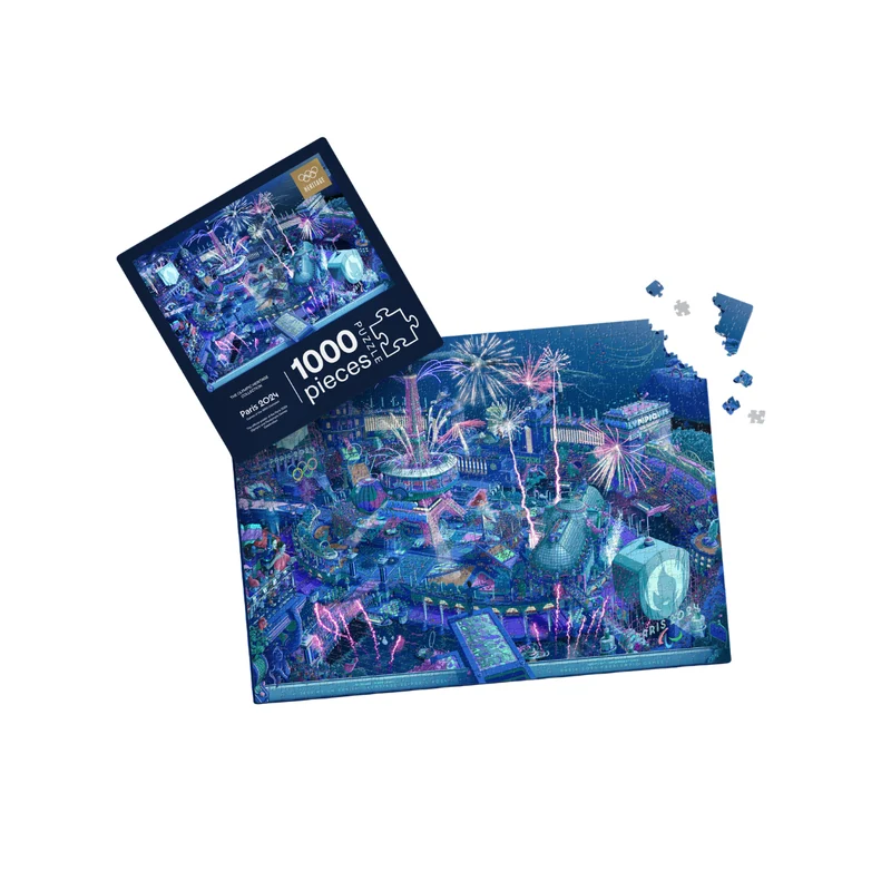 Puzzle Héritage - 1000 pièces - Les affiches officielles des Jeux Olympiques et Paralympiques de Paris 2024