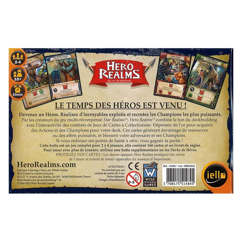Hero Realms - Jeu de Deckbuilding