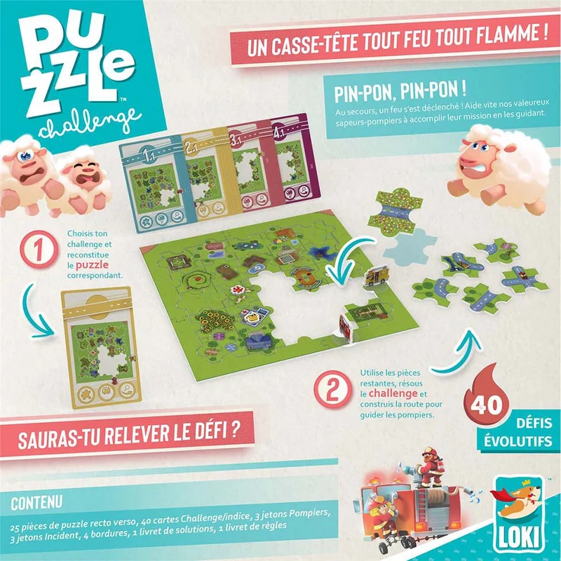 Puzzle Challenge - Pompiers à la Rescousse !