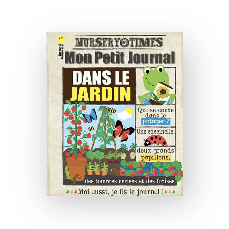 Mon journal en tissu | Dans le jardin