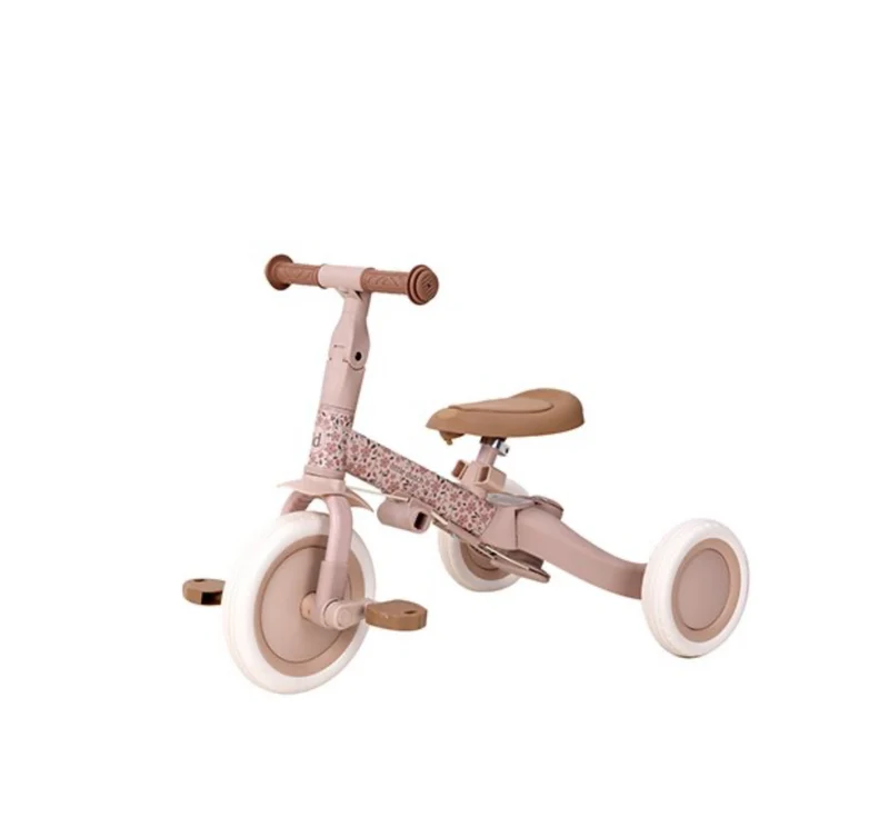 Tricycle évolutif 4 en 1 | Rose