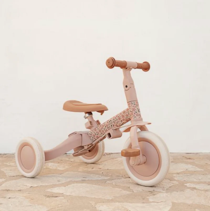Tricycle évolutif 4 en 1 | Rose