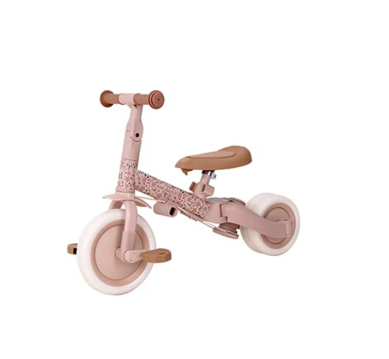 Tricycle évolutif 4 en 1 | Rose