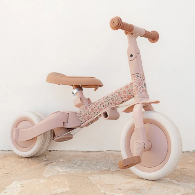 Tricycle évolutif 4 en 1 | Rose