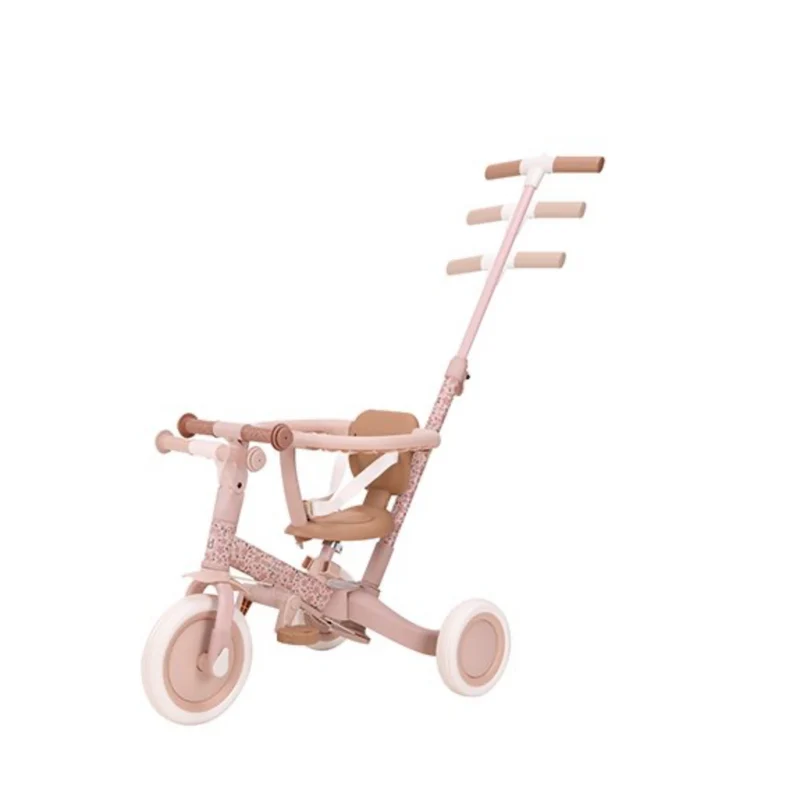 Tricycle évolutif 4 en 1 | Rose