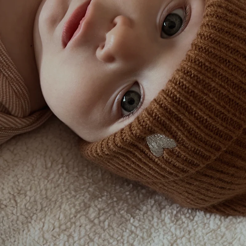 Bonnet en laine | Caramel