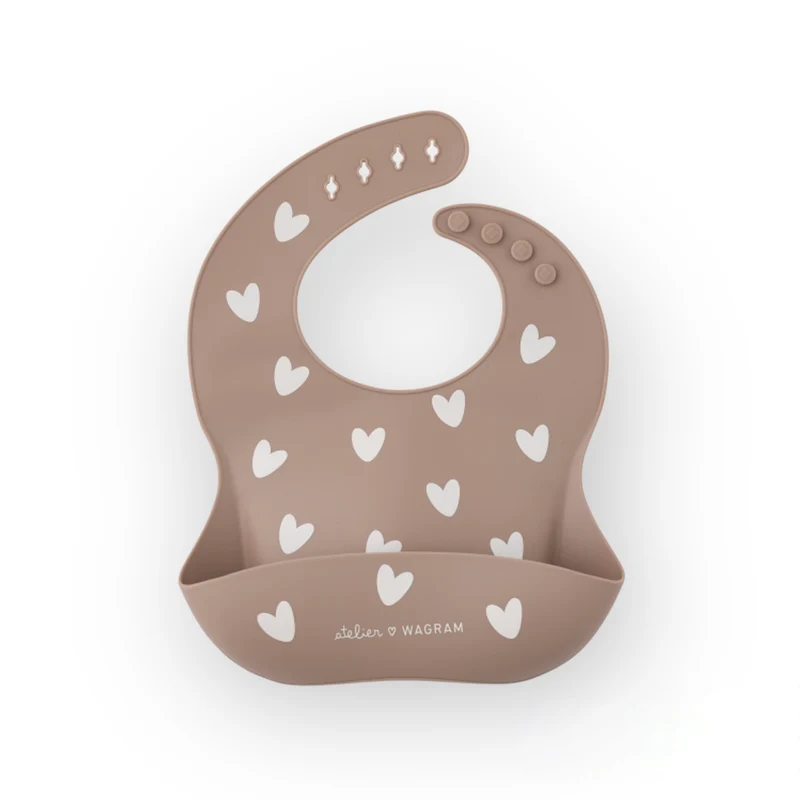 Bavoir en silicone | Mocha