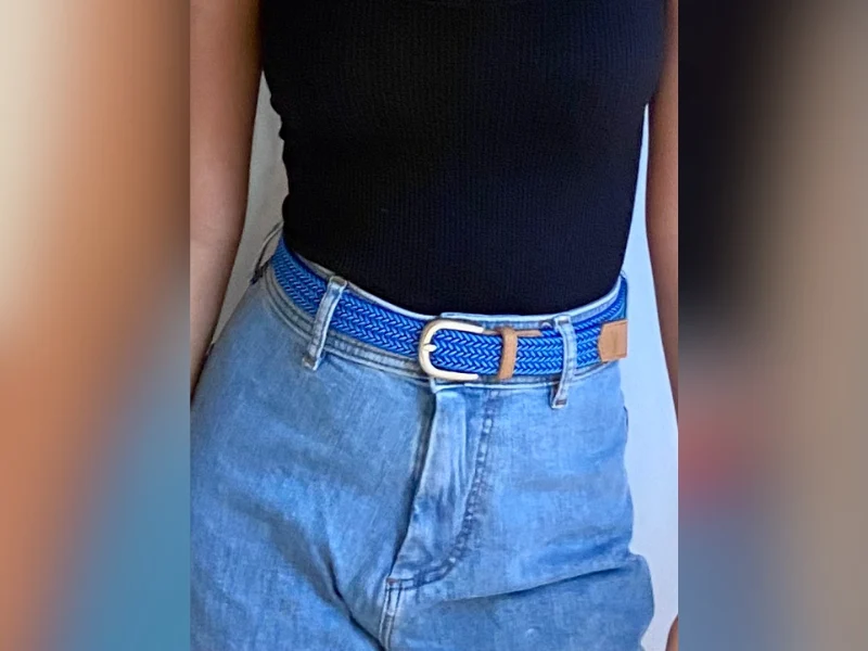 Ceinture tressée pour femme