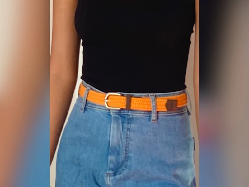 Ceinture tressée pour femme