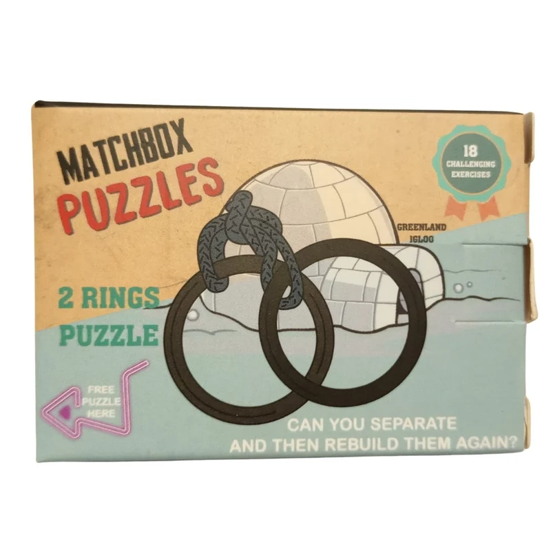 Casse-Tête Map Monde - 2 Rings Puzzle
