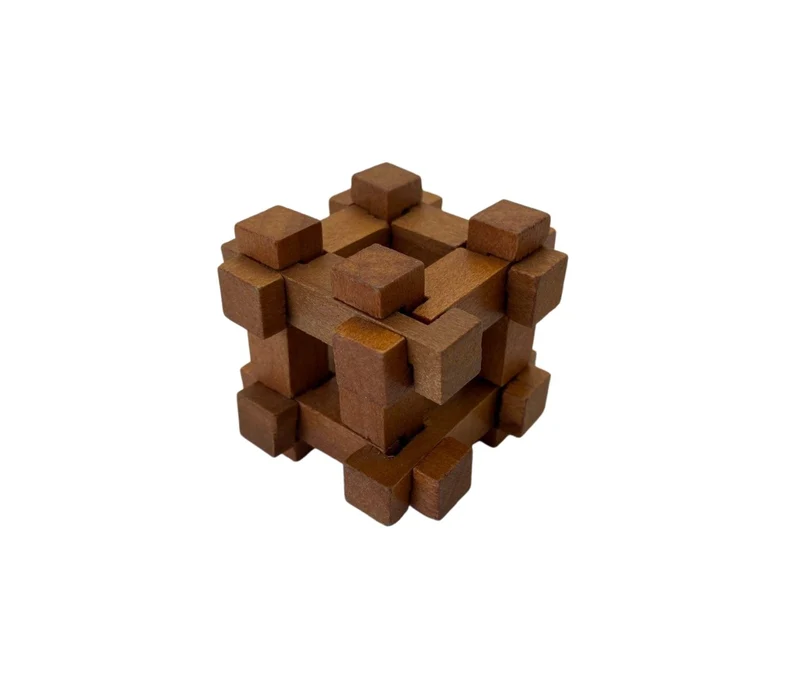 Wooden Casse-Tête : Carré Croisé