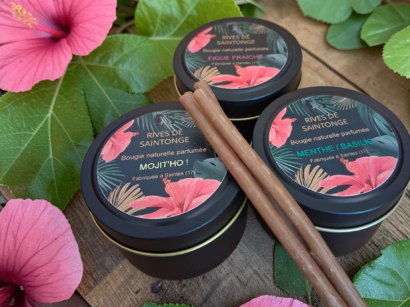 Bougies coffret printanier