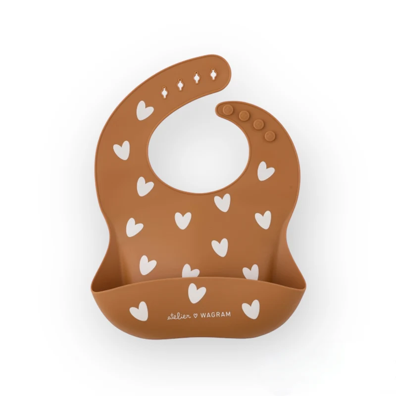 Bavoir en silicone | Caramel