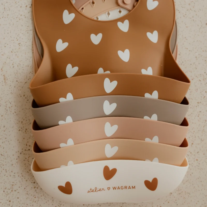 Bavoir en silicone | Caramel