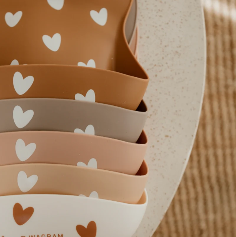 Bavoir en silicone | Caramel