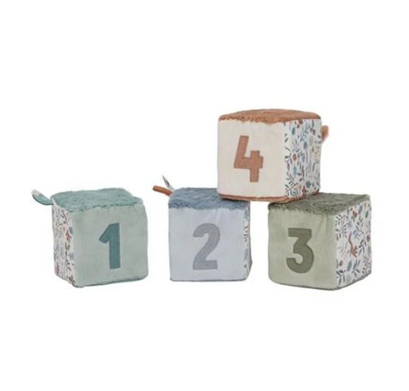 Lot de 4 cubes en tissu | Forest Friends