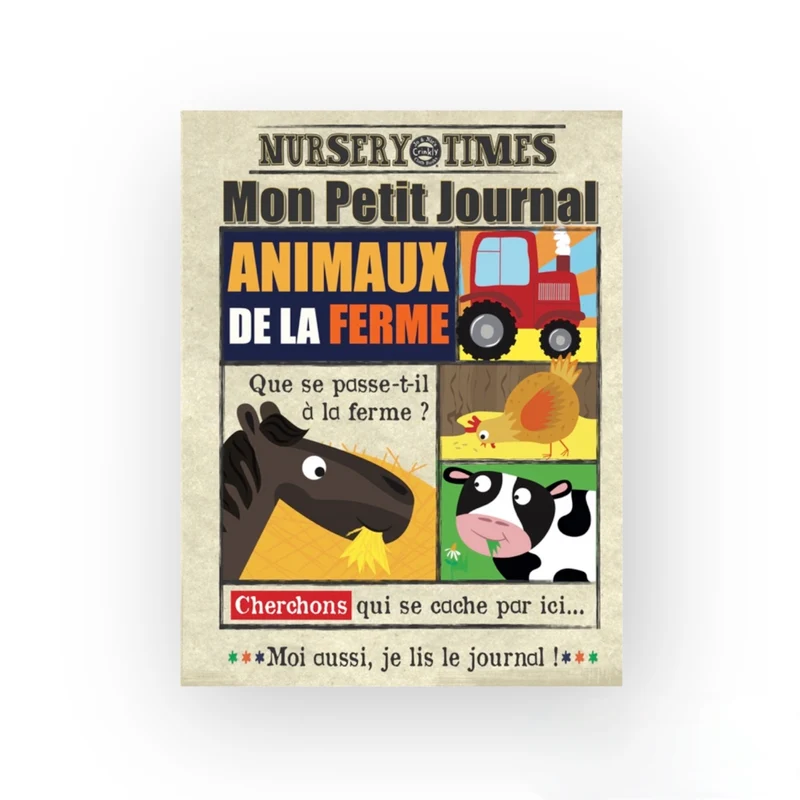 Mon journal en tissu | Animaux de la ferme