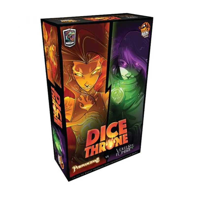 Dice Throne Saison 1 - Pyromancienne VS Voleur de l’Ombre