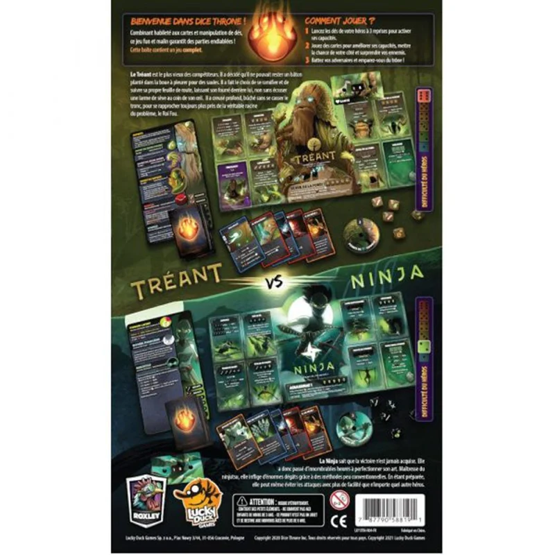 Dice Throne Saison 1 - Tréant VS Ninja