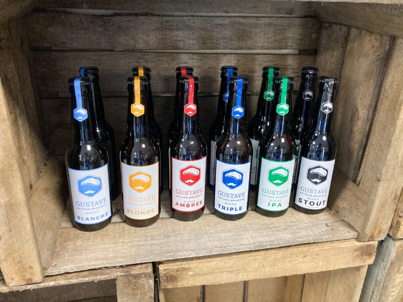 Coffret 12 bières Gustave 33 cl