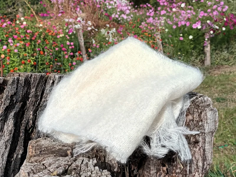 Une écharpe en Mohair