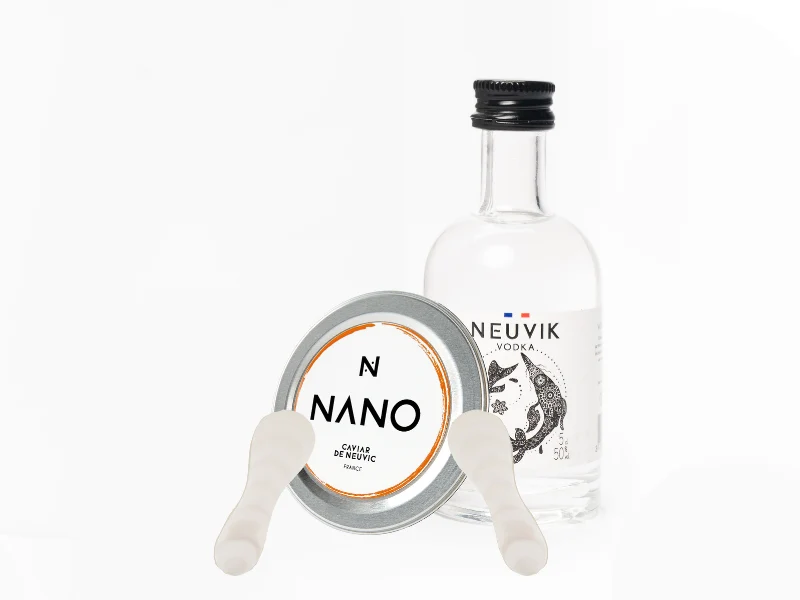 Coffret Shot Caviar : Caviar Baeri et Vodka