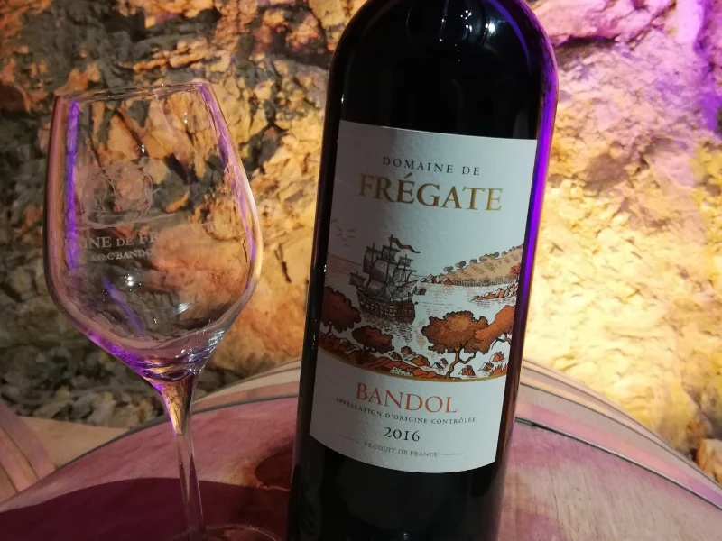 Coffret vin de Provence 1 bouteille rouge AOC Bandol