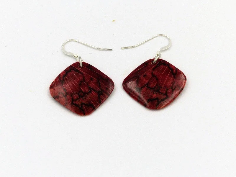 Boucles d'oreilles en bois