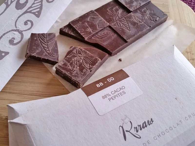 Tablettes de Cacao cru (Chocolat noir)