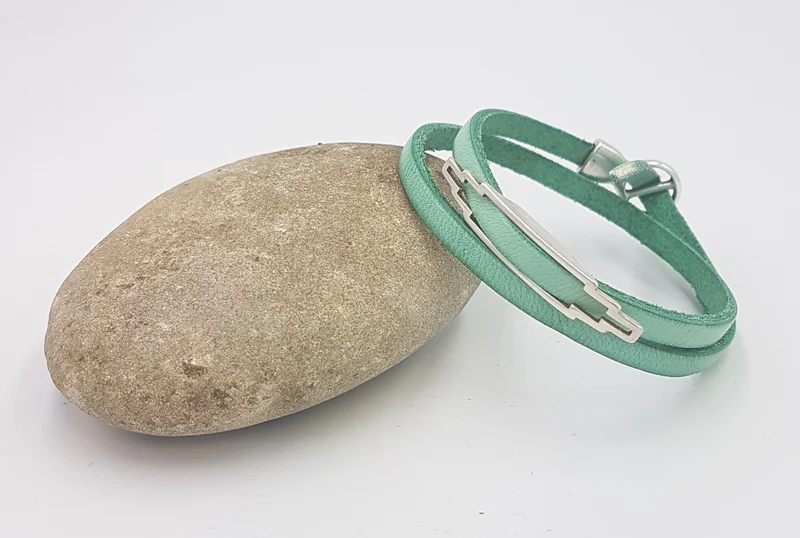 Bracelet en cuir de vachette