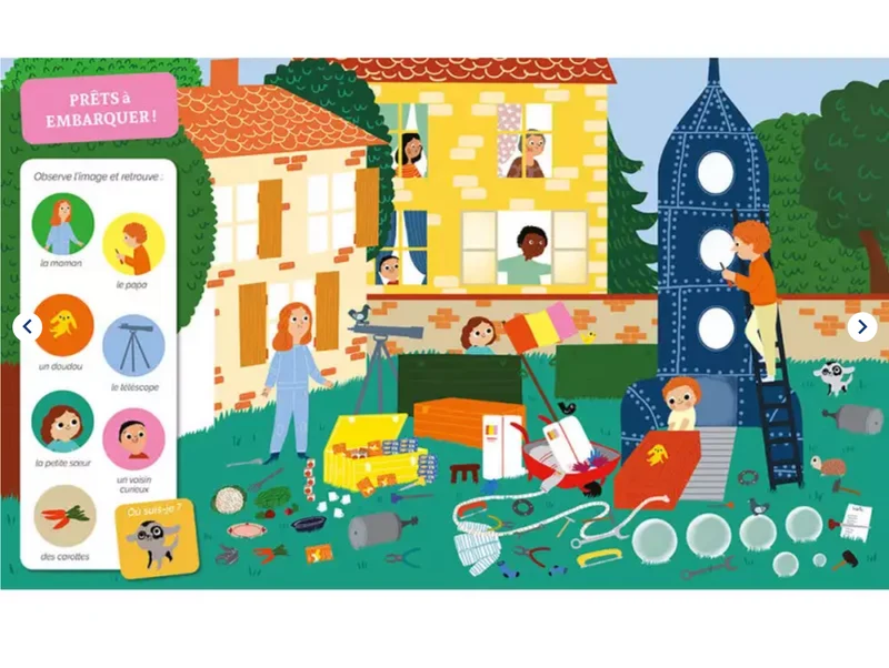 Cherche & trouve des tout-petits | Dans l'espace