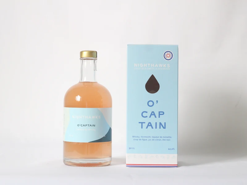 Grande bouteille de cocktail 50cl et 4 petites (20cl)
