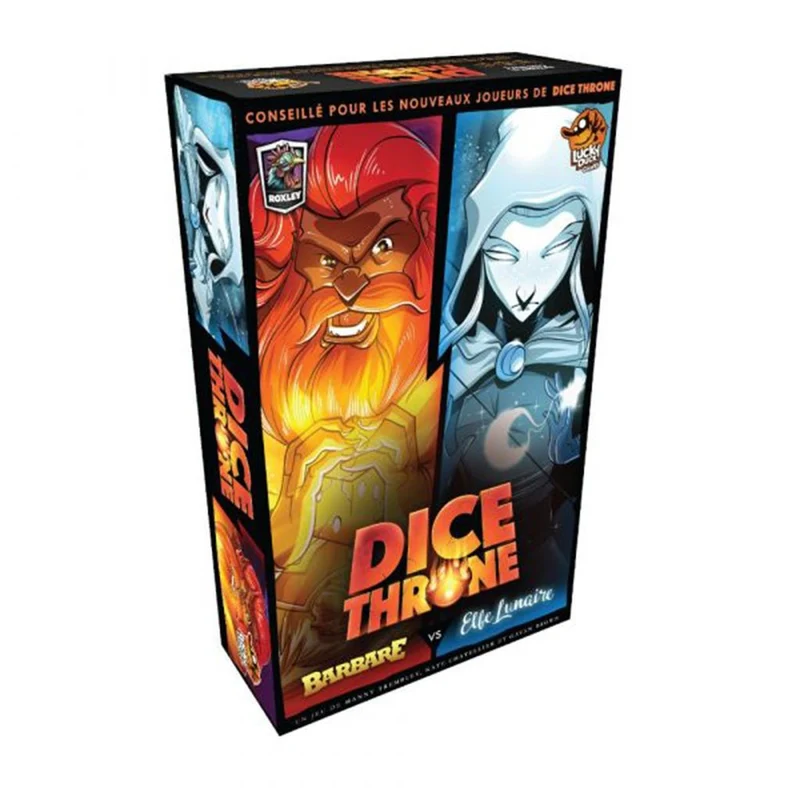 Dice Throne Saison 1 - Barbare Vs Elfe Lunaire