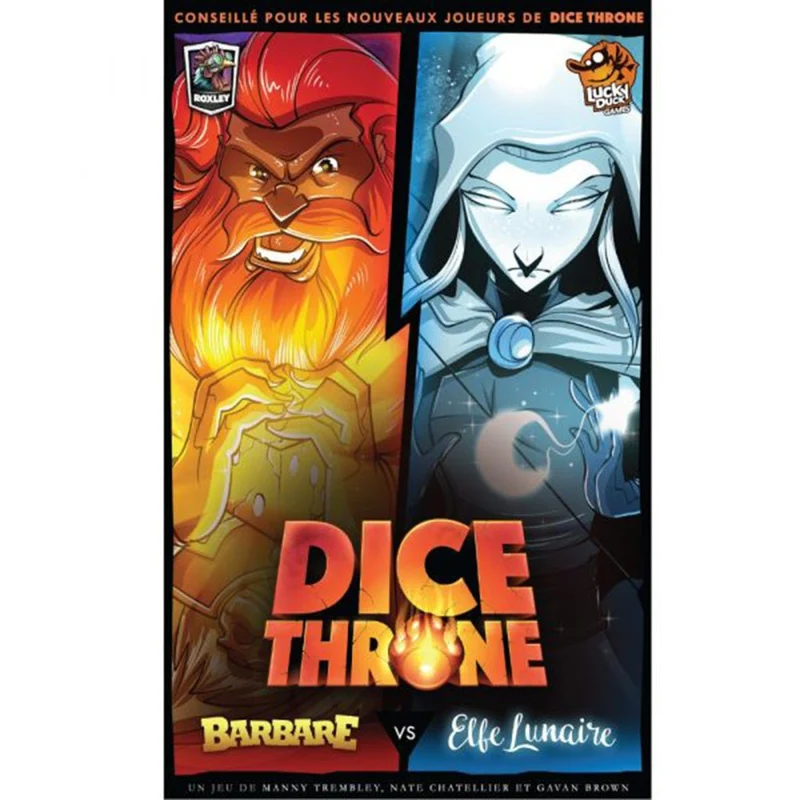 Dice Throne Saison 1 - Barbare Vs Elfe Lunaire