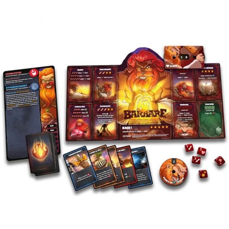 Dice Throne Saison 1 - Barbare Vs Elfe Lunaire