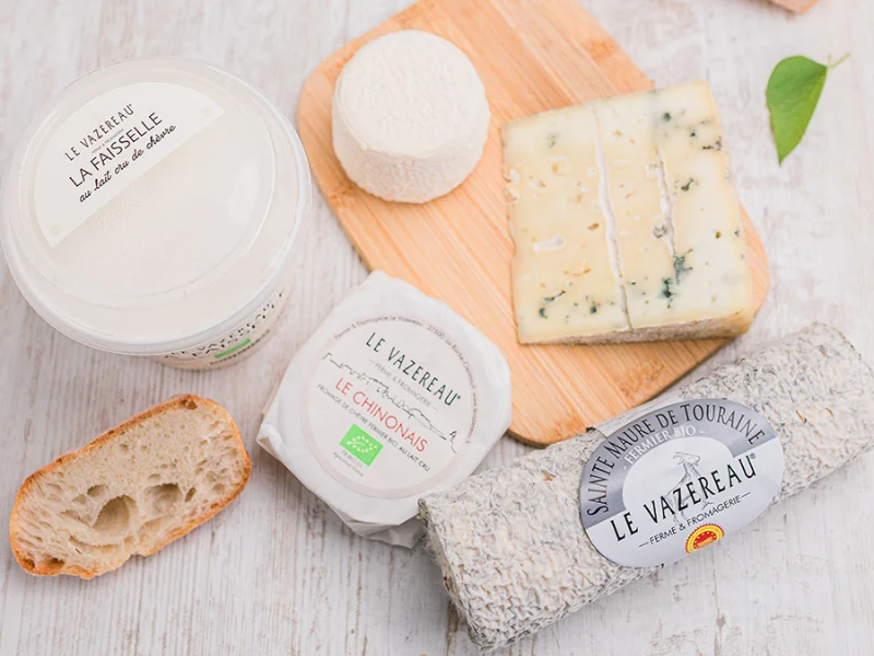 Plateau de 5 fromages de chèvre fermier BIO (1kg)