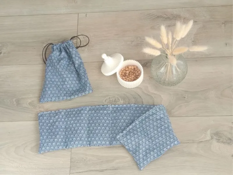 Bouillotte sèche aux noyaux de cerise
