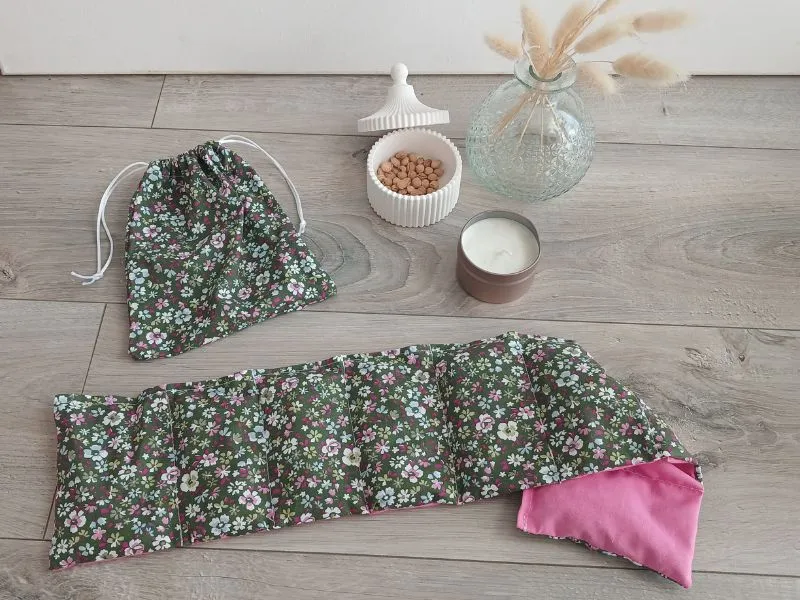 Bouillotte sèche aux noyaux de cerise