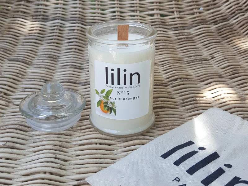 Bougie 100% naturelle et diffuseur à tiges par capillarité