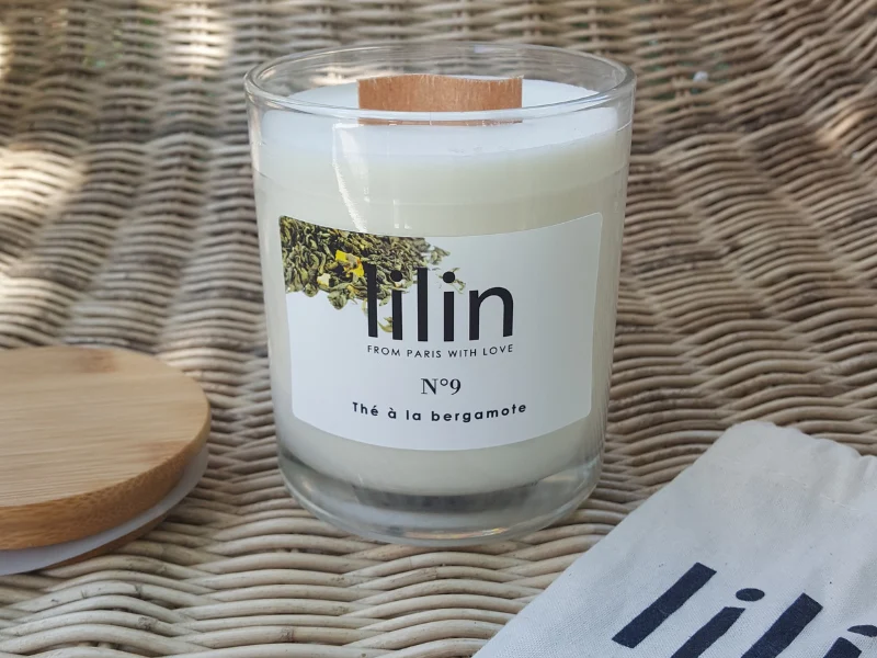 Bougie 100% naturelle et diffuseur à tiges par capillarité
