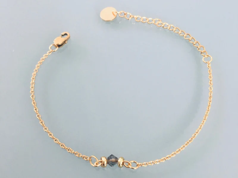 Ensemble de bracelets avec pierres Swarovski